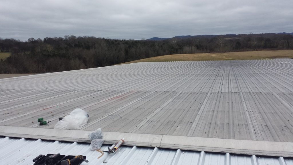 commercial metal roof, Dowell Roofing, Murfreesboro Roofers