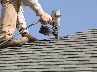 nail gunning shingles, Dowell Roofing, Murfreesboro Roofers